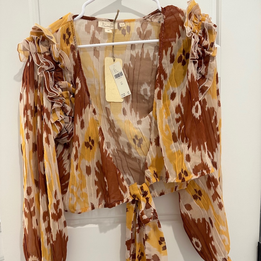 Sheer, open cardigan coverup
